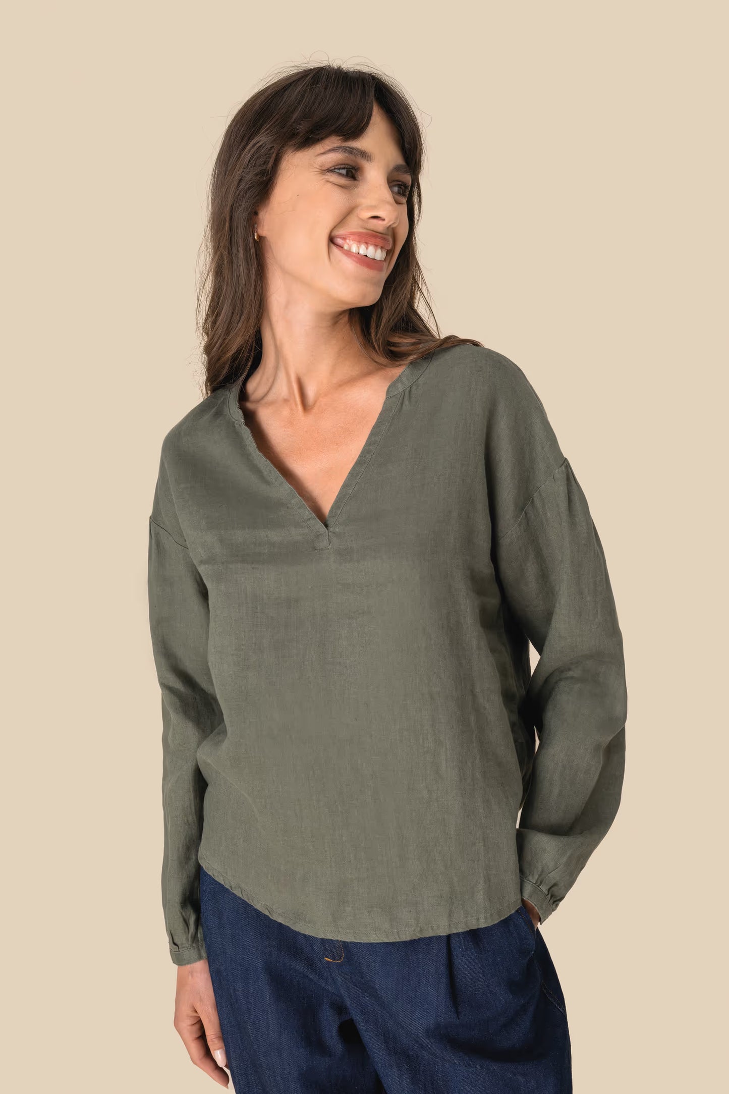 SP524 - Blusa donna in lino