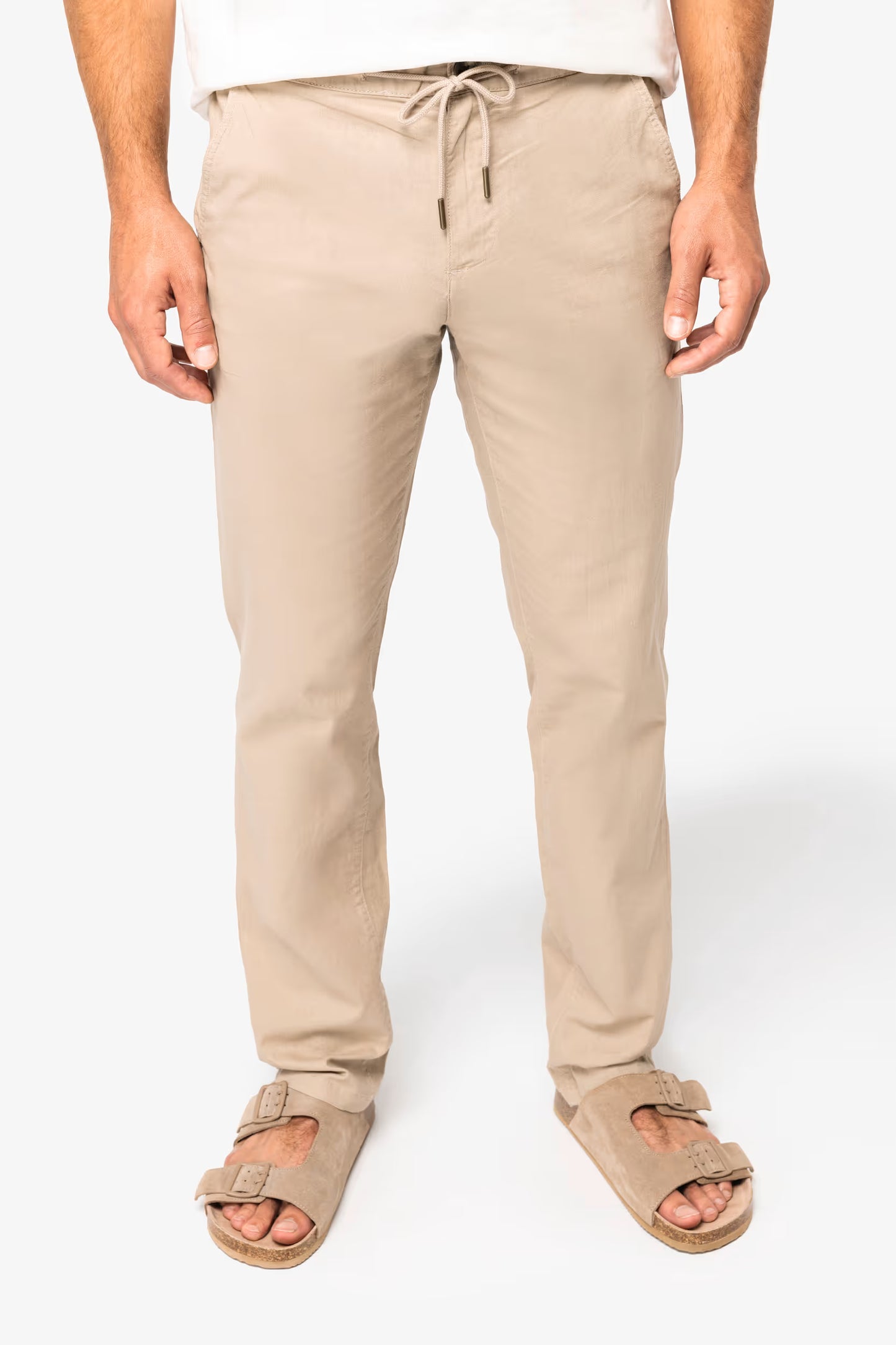SP708 - Pantaloni uomo ecosostenibili in lino e cotone bio