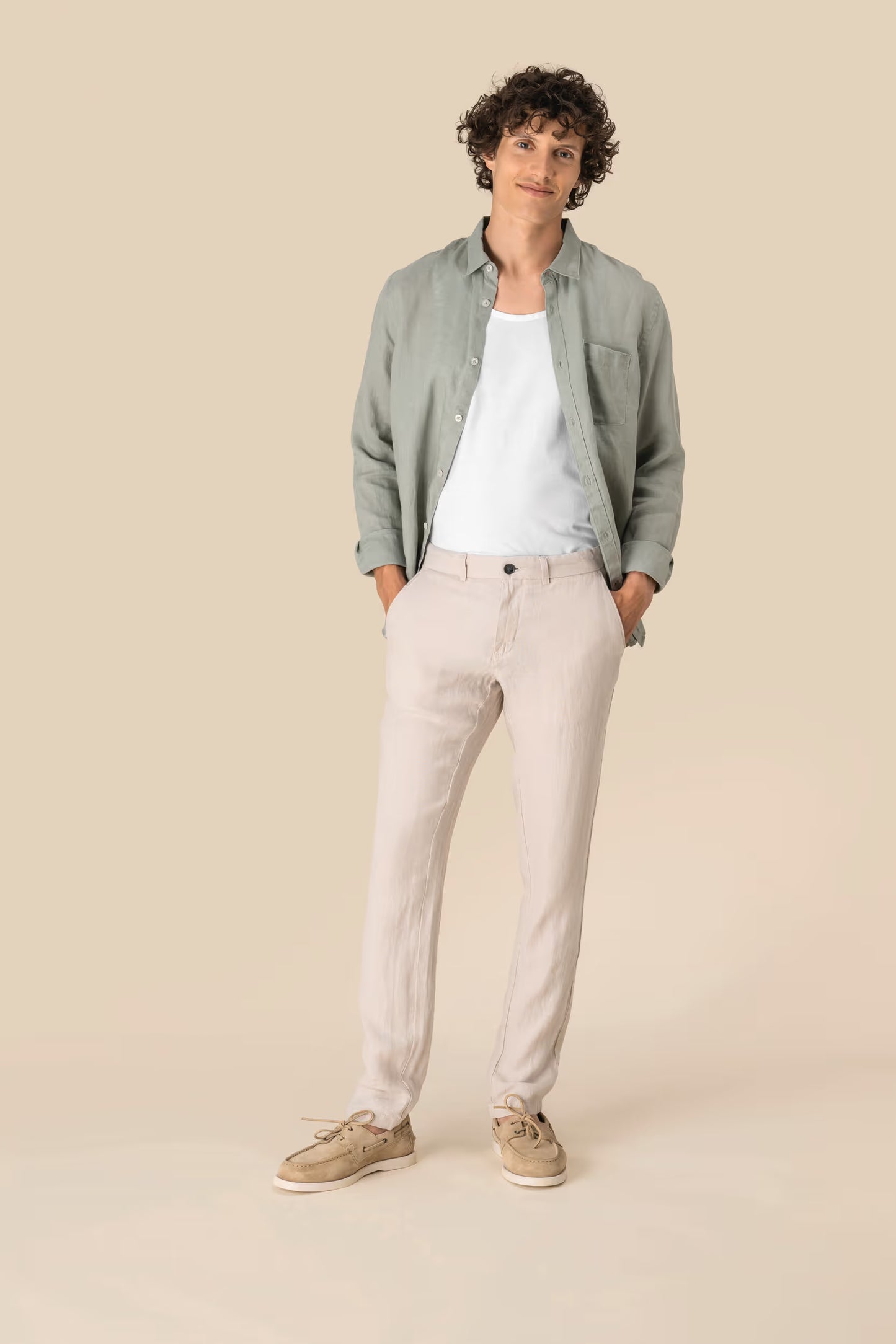 SP710 - Pantalone uomo in lino