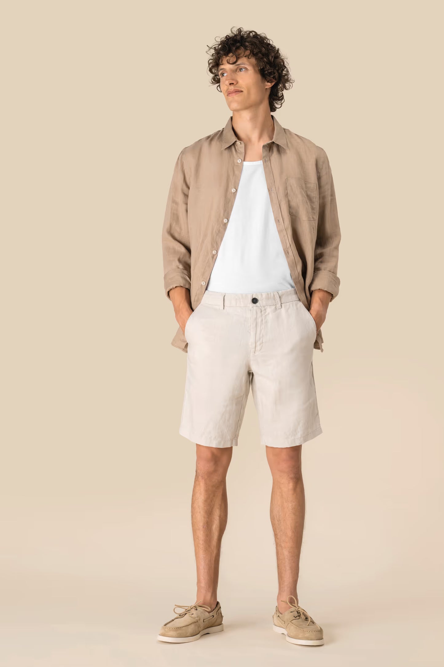 SP711 - Bermuda uomo in lino