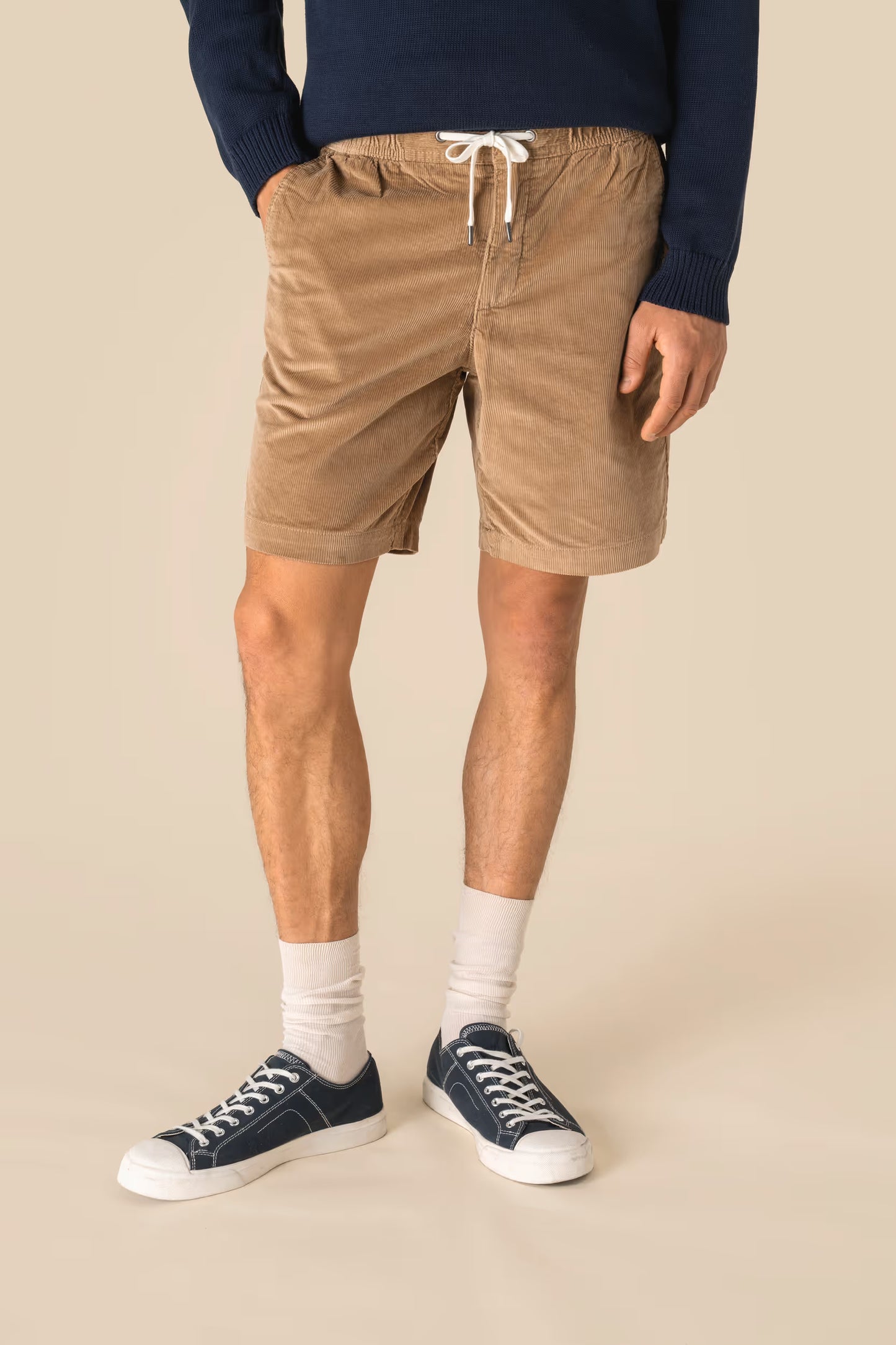 SP742 - Short uomo ecosostenibile in velluto a costine