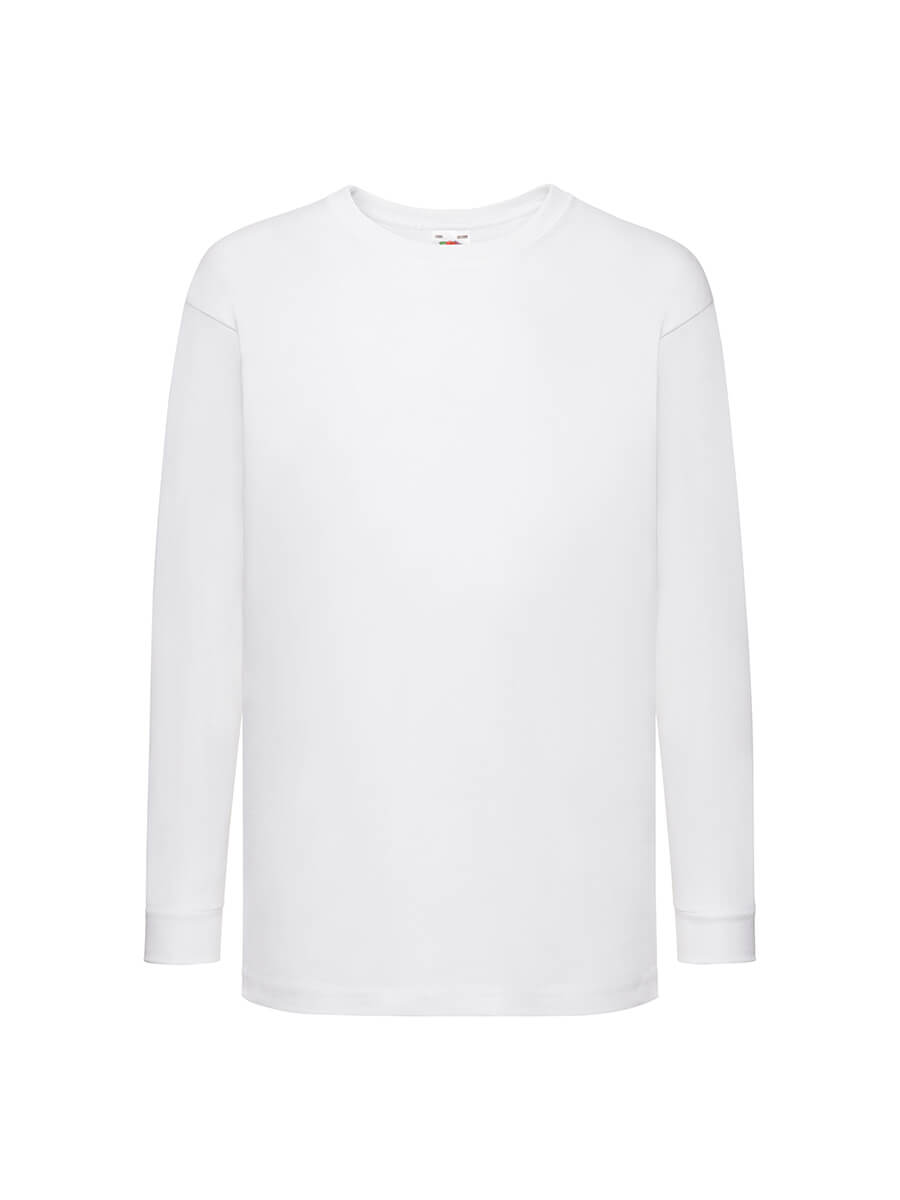 610070 - T-SHIRT BAMBINO MANICA LUNGA VALUEWEIGHT