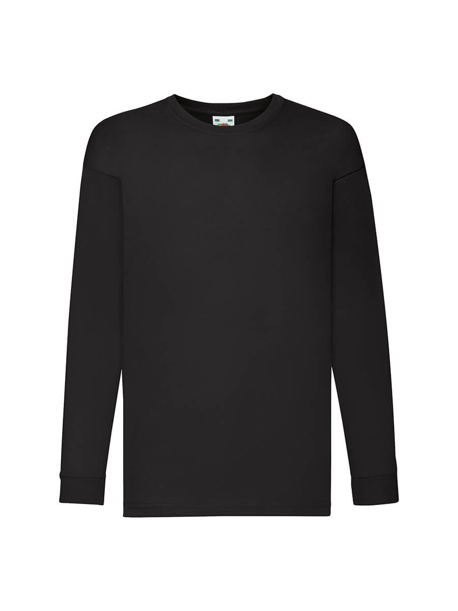 610070 - T-SHIRT BAMBINO MANICA LUNGA VALUEWEIGHT