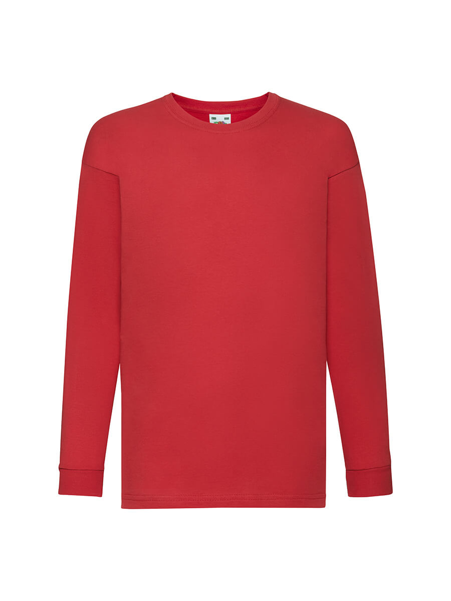 610070 - T-SHIRT BAMBINO MANICA LUNGA VALUEWEIGHT