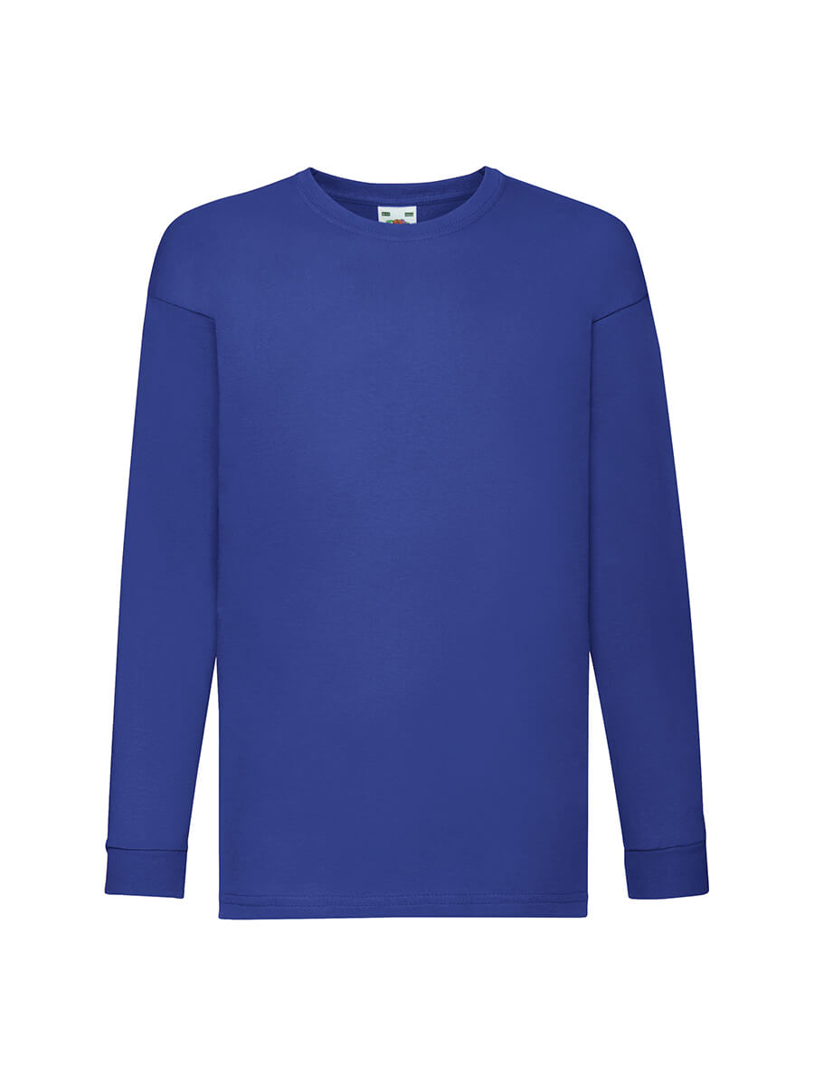 610070 - T-SHIRT BAMBINO MANICA LUNGA VALUEWEIGHT