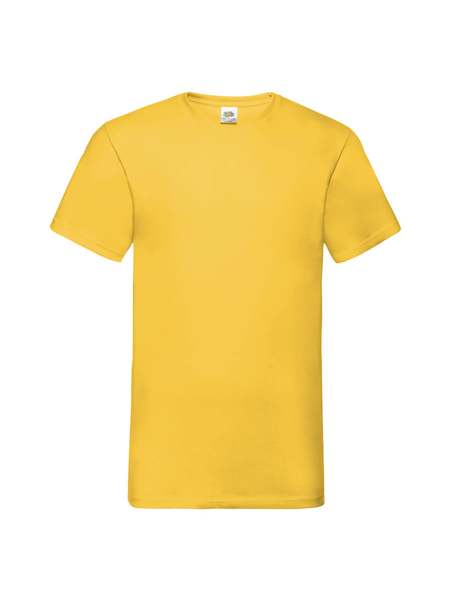 610660 - T-SHIRT UOMO MANICA CORTA COLLO A V VALUEWEIGHT