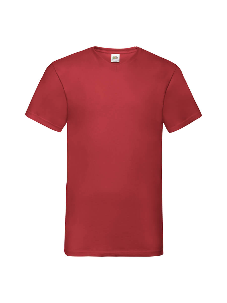 610660 - T-SHIRT UOMO MANICA CORTA COLLO A V VALUEWEIGHT