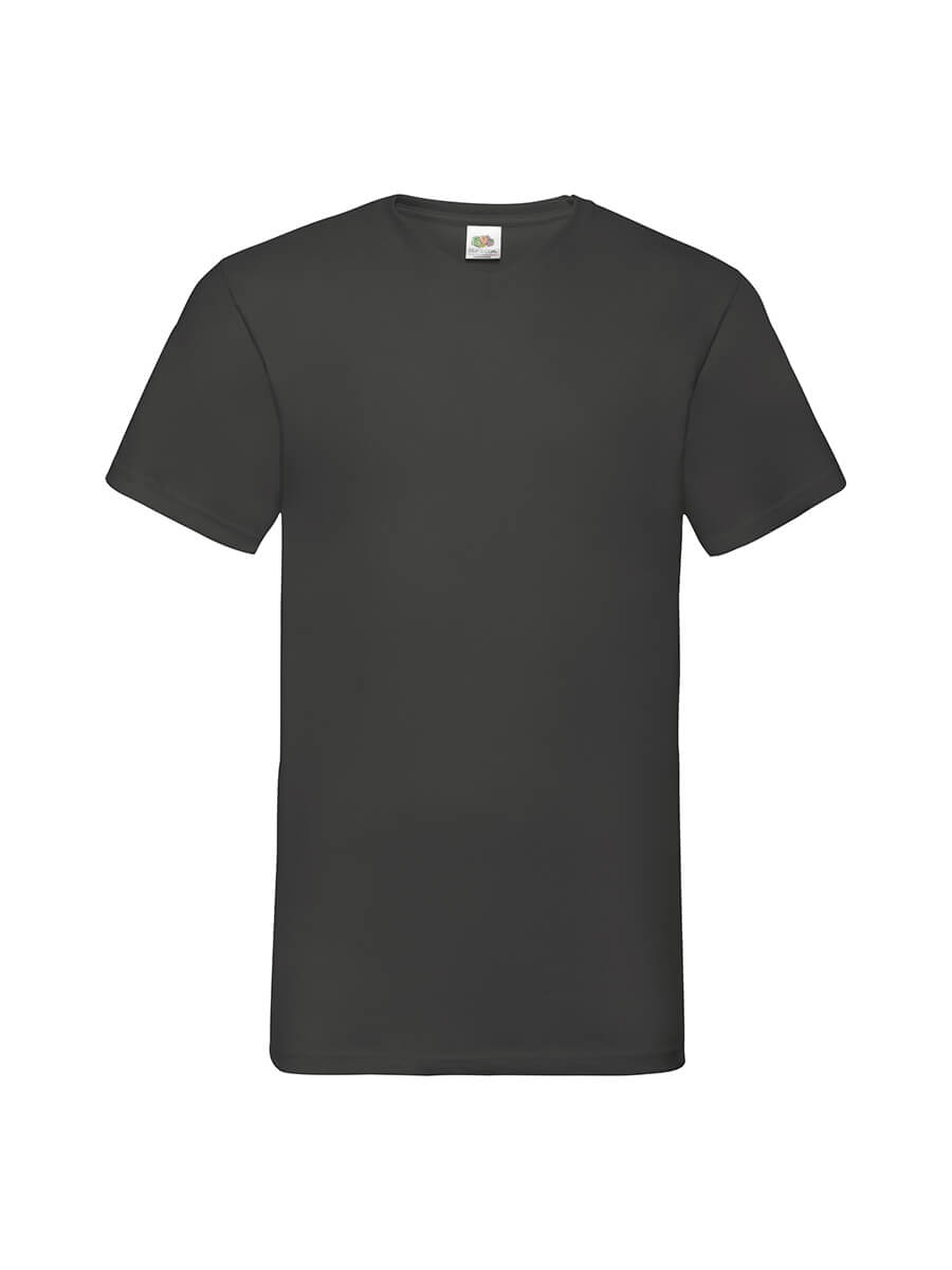 610660 - T-SHIRT UOMO MANICA CORTA COLLO A V VALUEWEIGHT
