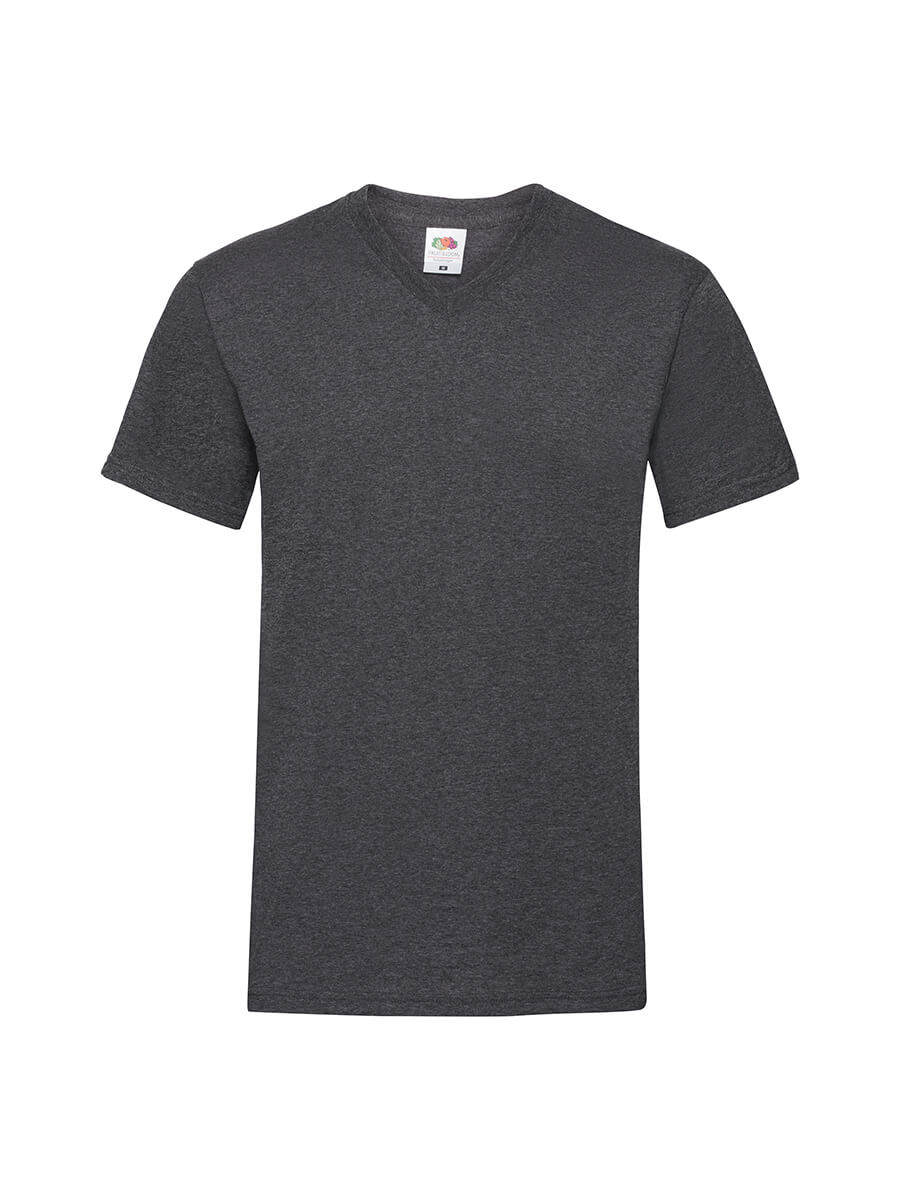 610660 - T-SHIRT UOMO MANICA CORTA COLLO A V VALUEWEIGHT