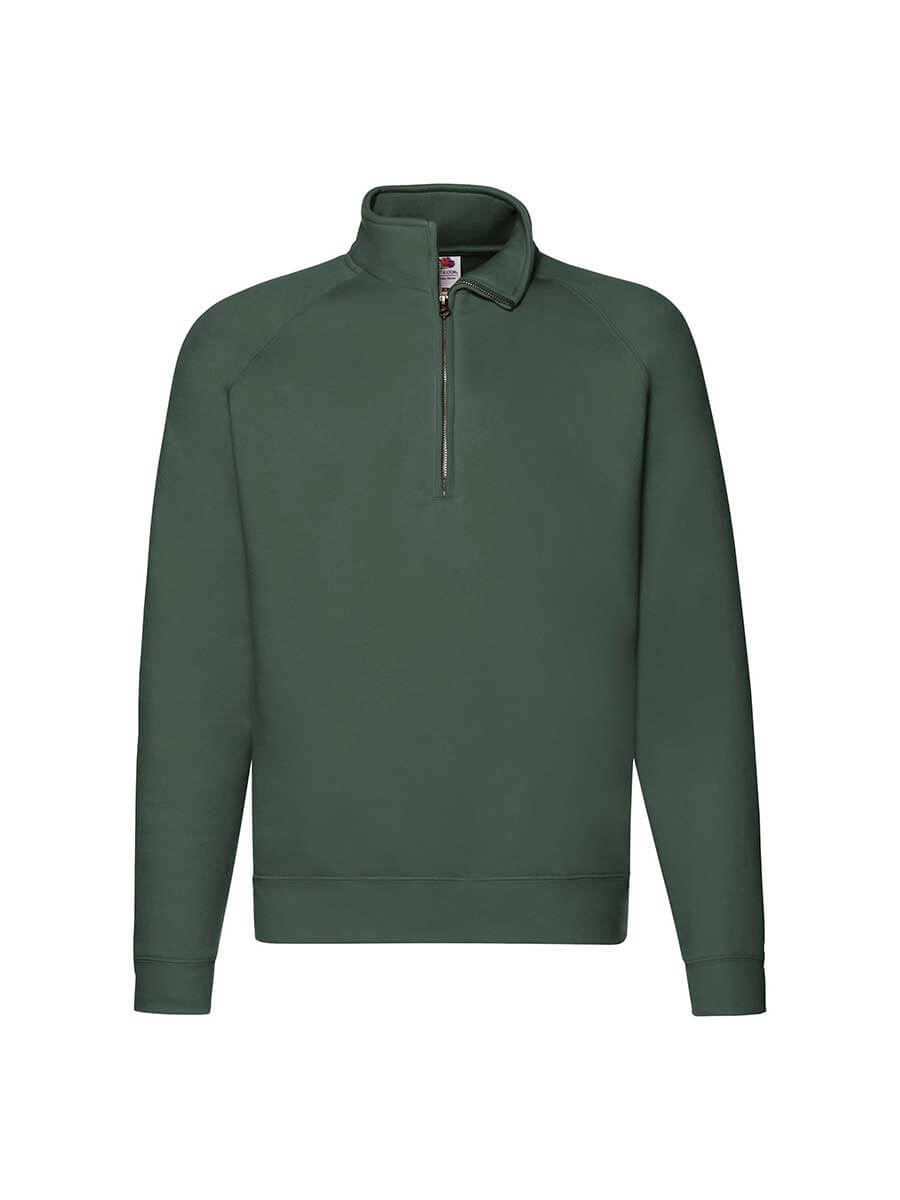 620320 - FELPA UNISEX MEZZA ZIP PREMIUM