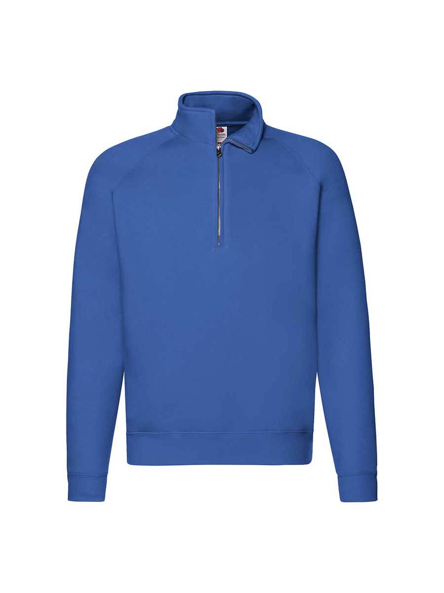 620320 - FELPA UNISEX MEZZA ZIP PREMIUM