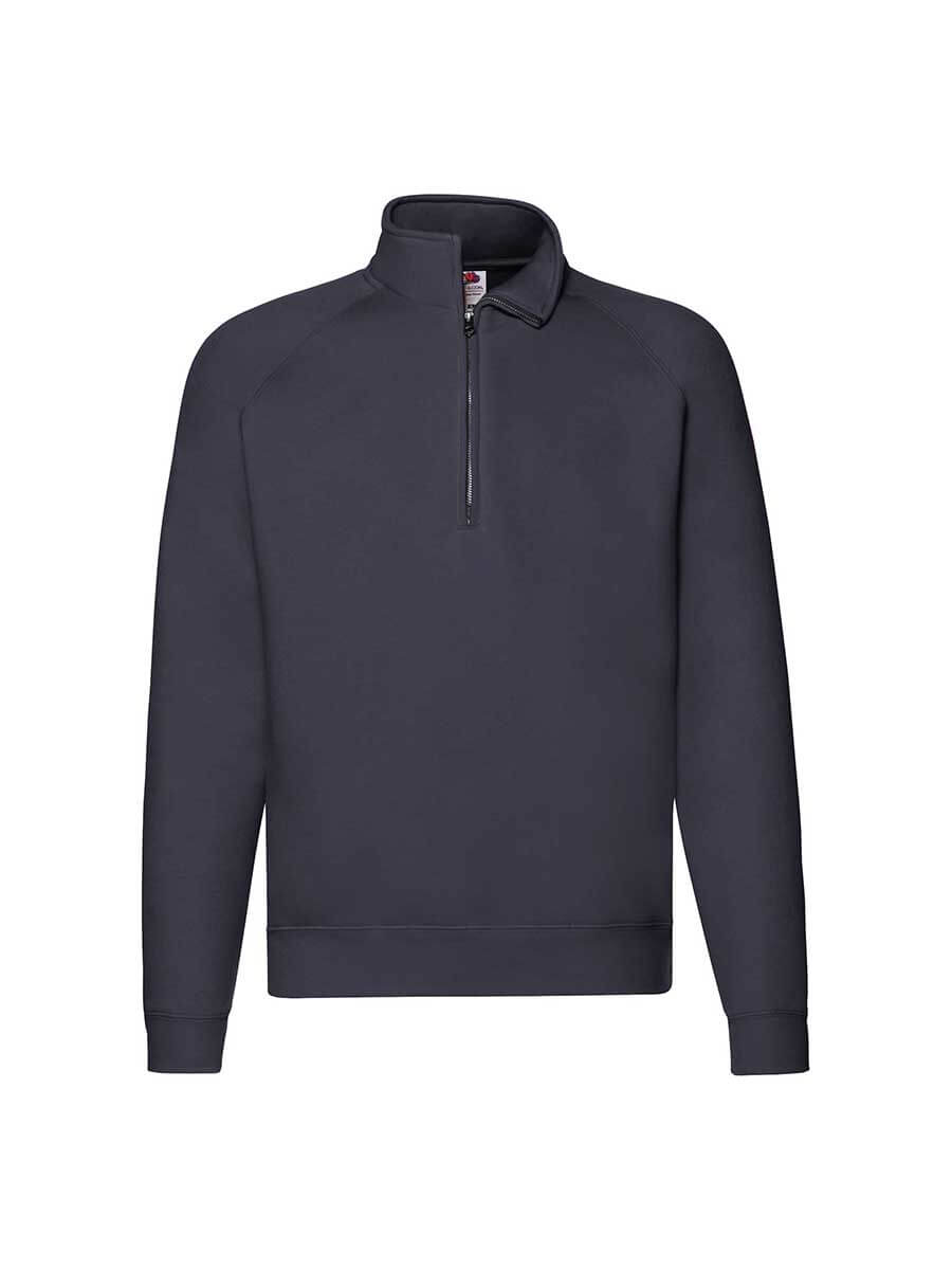 620320 - FELPA UNISEX MEZZA ZIP PREMIUM