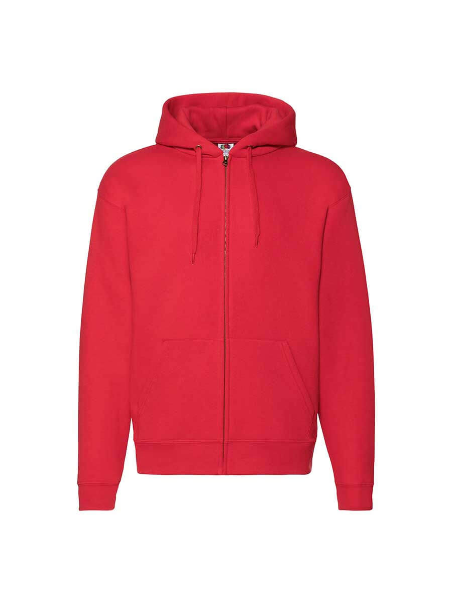 620340 - FELPA UOMO CAPPUCCIO E ZIP PREMIUM