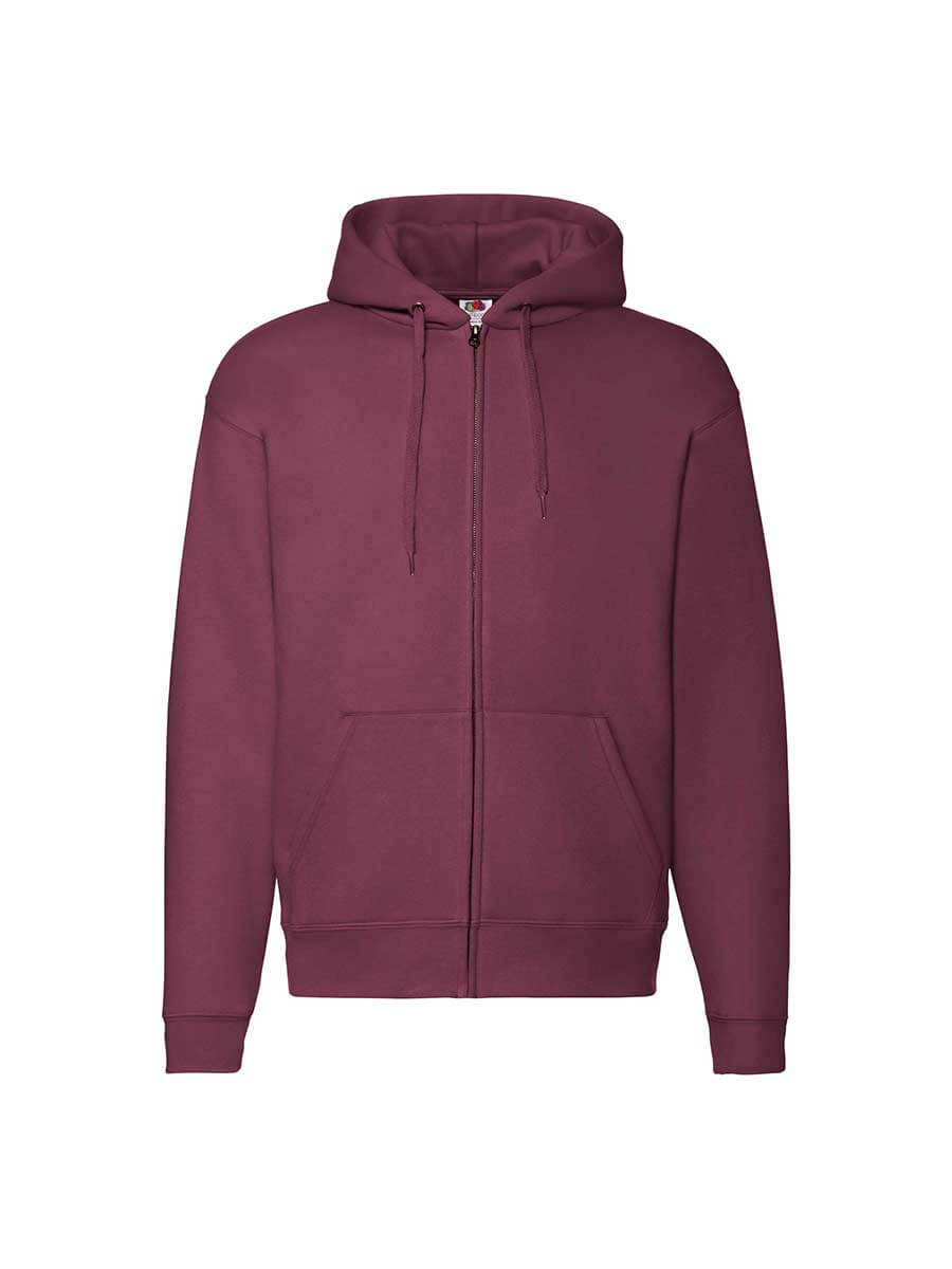 620340 - FELPA UOMO CAPPUCCIO E ZIP PREMIUM