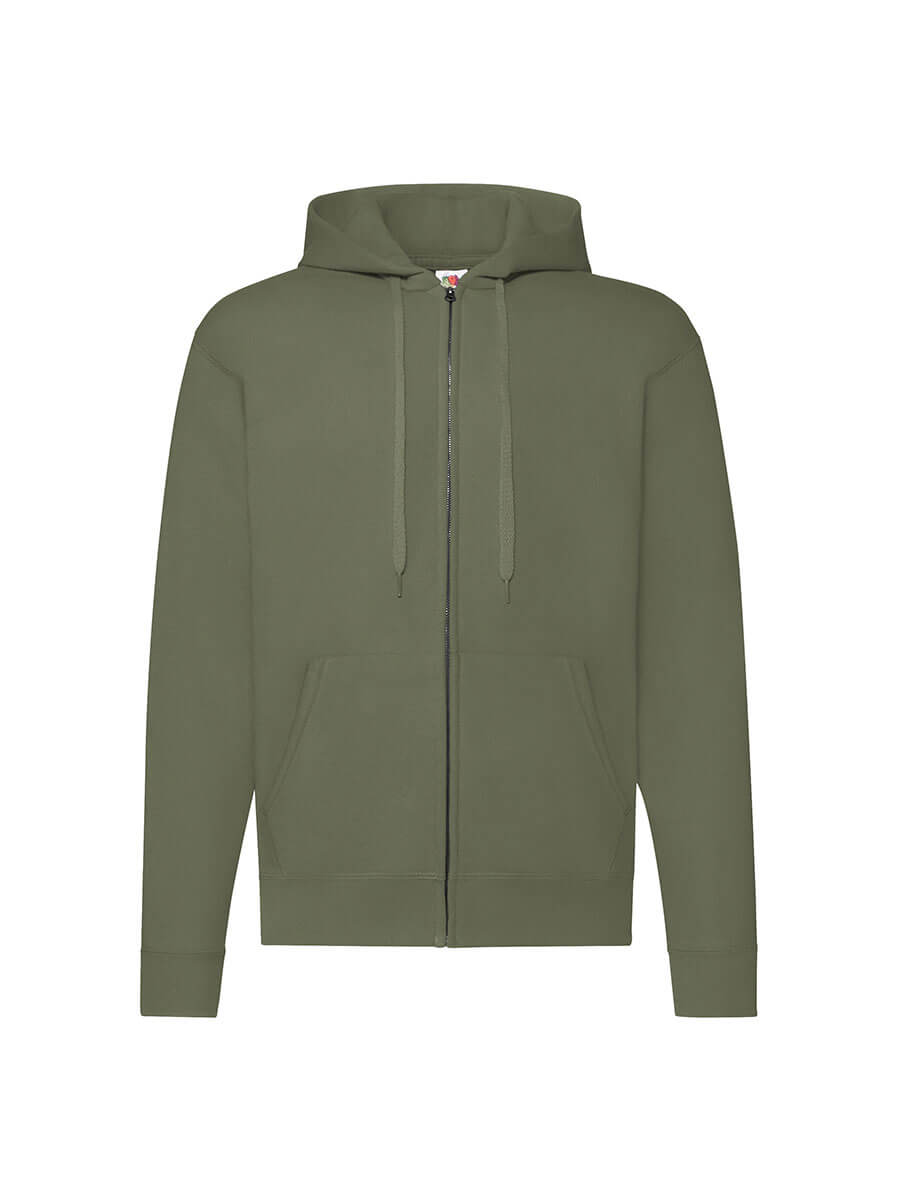 620620 - FELPA UNISEX CAPPUCCIO E ZIP CLASSIC