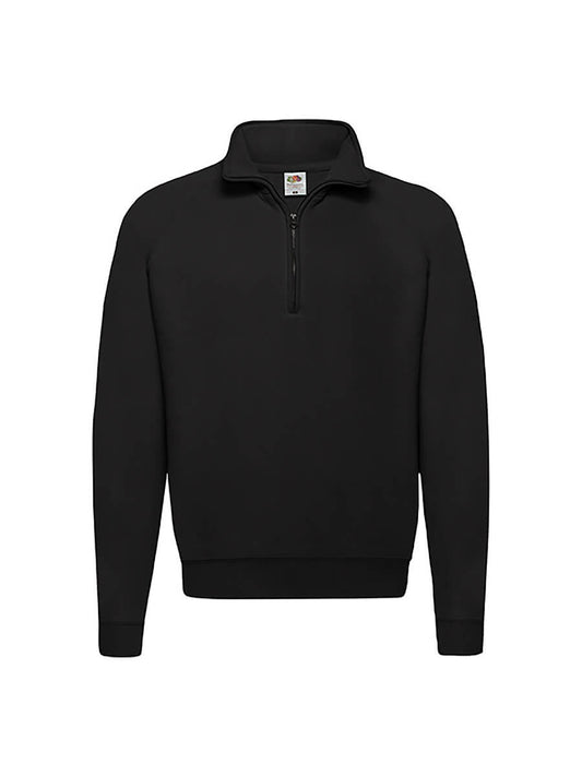 621140 - FELPA UNISEX MEZZA ZIP CLASSIC