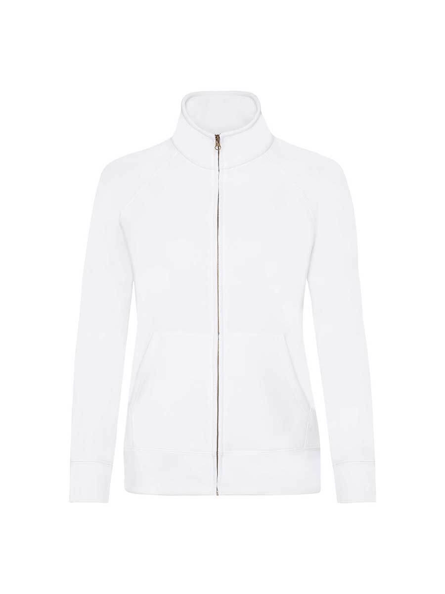 621160 - FELPA DONNA ZIP INTERA PREMIUM