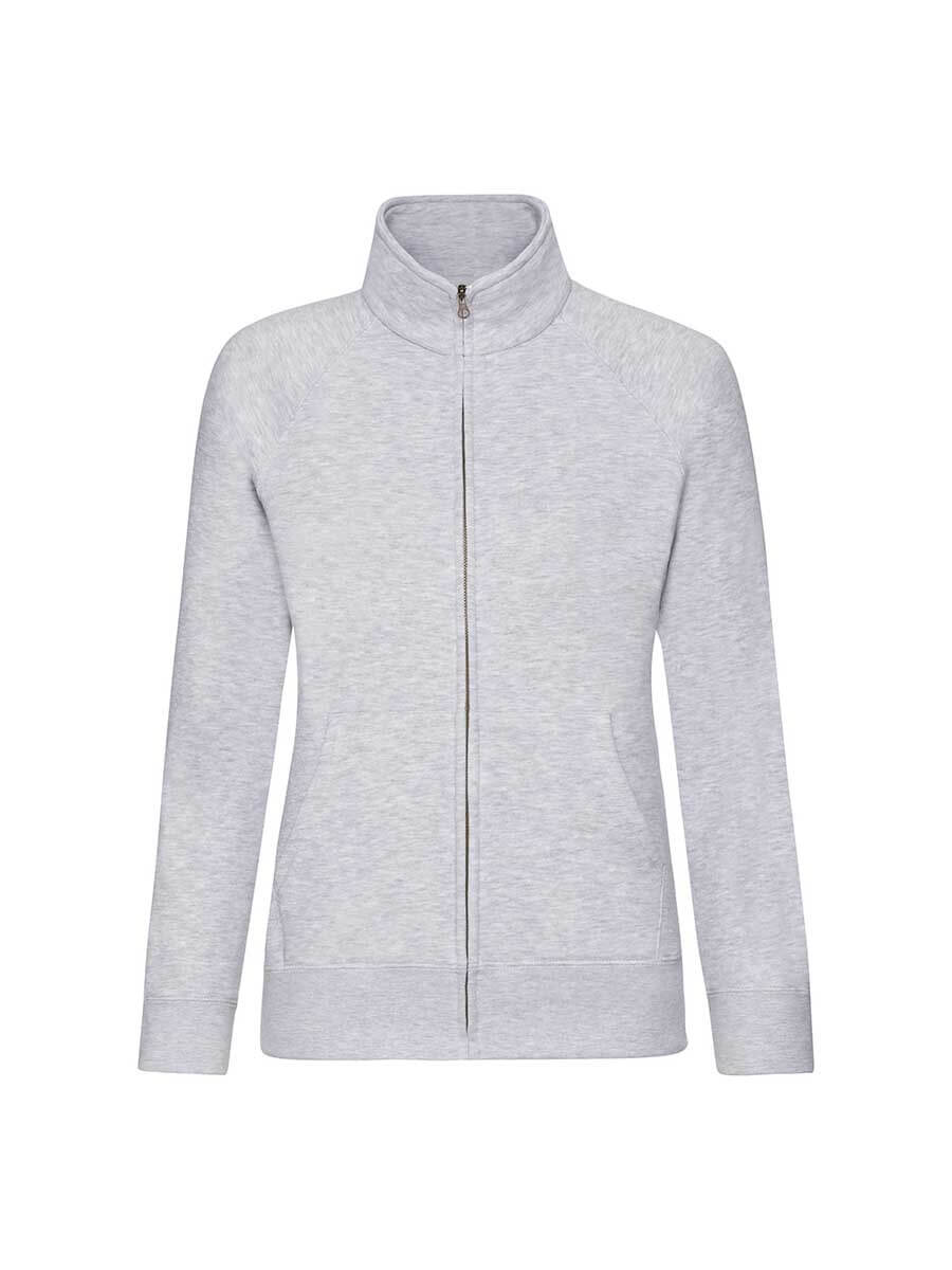 621160 - FELPA DONNA ZIP INTERA PREMIUM