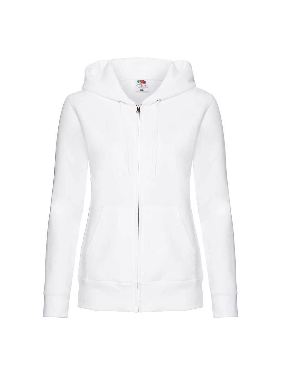 621180 - FELPA DONNA CAPPUCCIO E ZIP PREMIUM