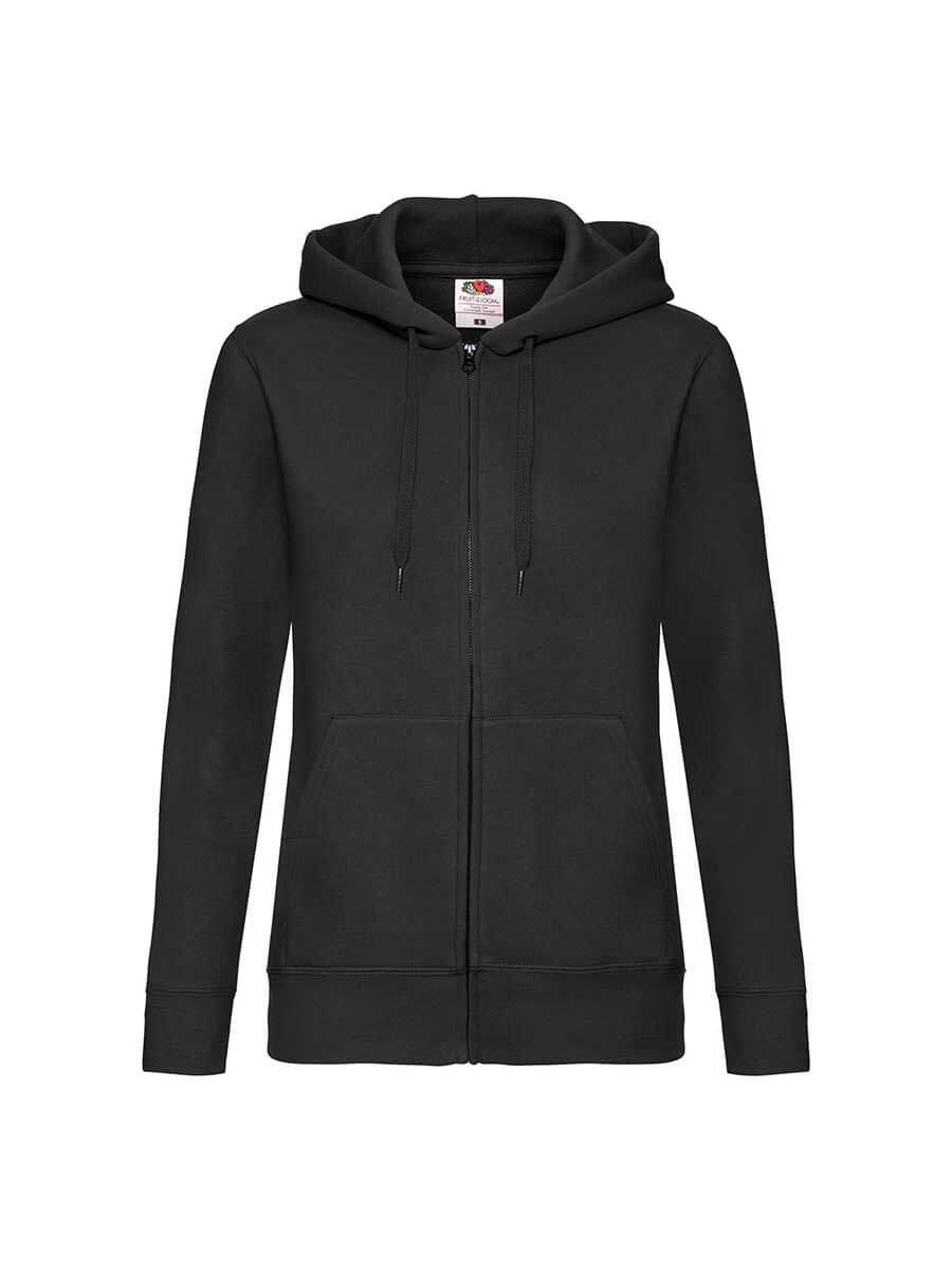 621180 - FELPA DONNA CAPPUCCIO E ZIP PREMIUM