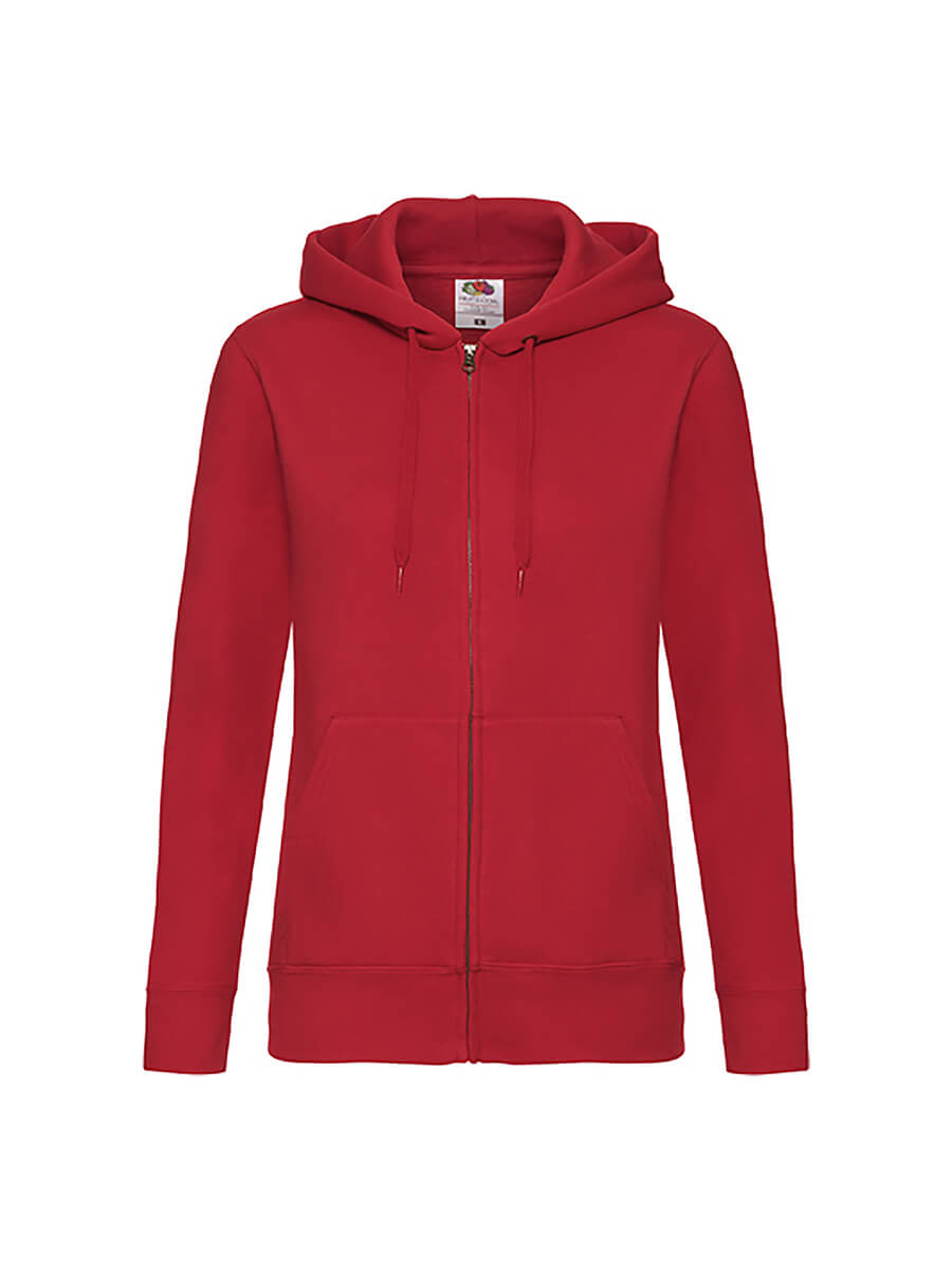 621180 - FELPA DONNA CAPPUCCIO E ZIP PREMIUM