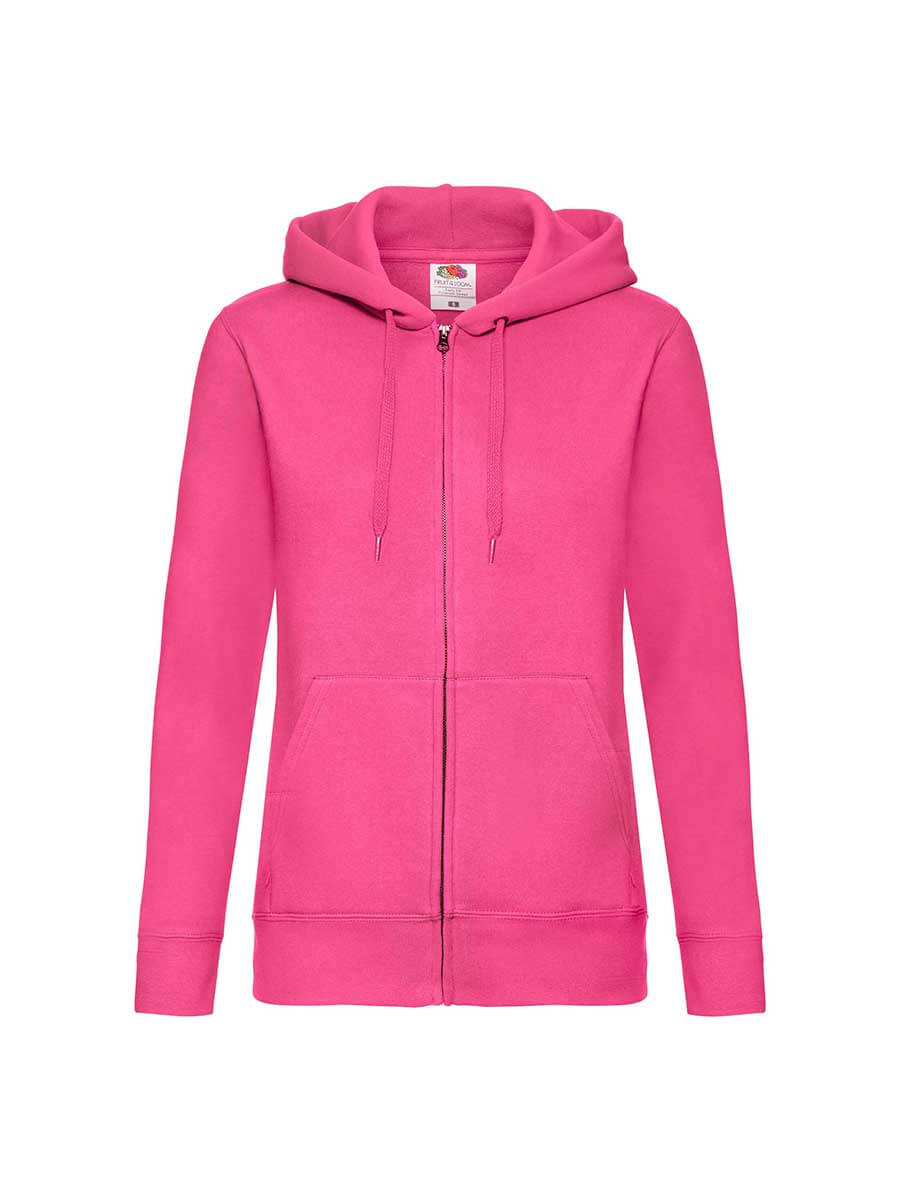 621180 - FELPA DONNA CAPPUCCIO E ZIP PREMIUM