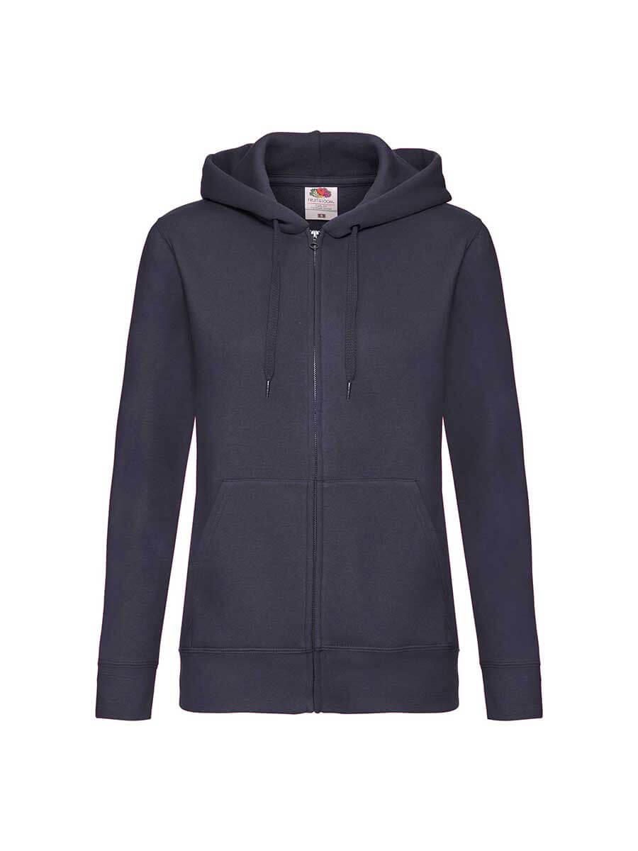 621180 - FELPA DONNA CAPPUCCIO E ZIP PREMIUM