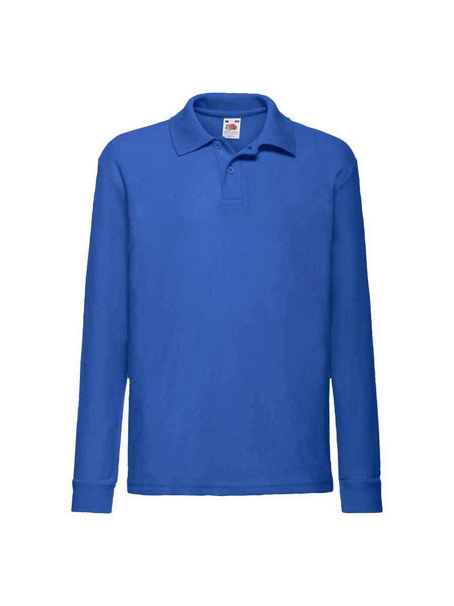 632010 - POLO BAMBINO MANICA LUNGA 65/35