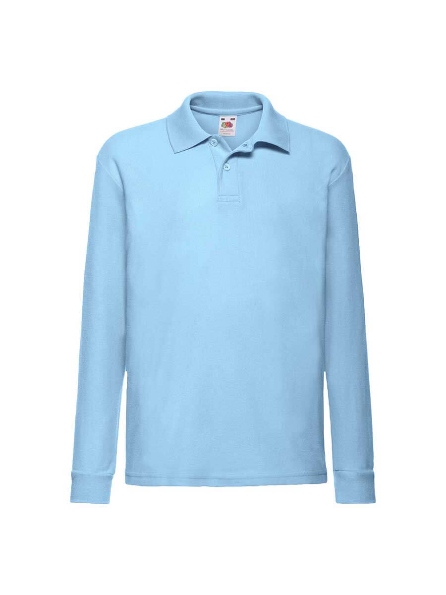 632010 - POLO BAMBINO MANICA LUNGA 65/35
