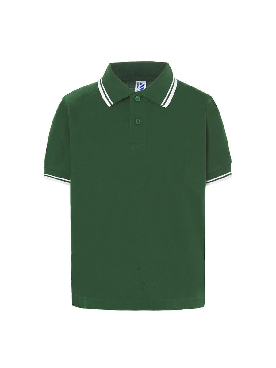 PKIDCTR - POLO BAMBINO MANICA CORTA REGULAR CONTRAST