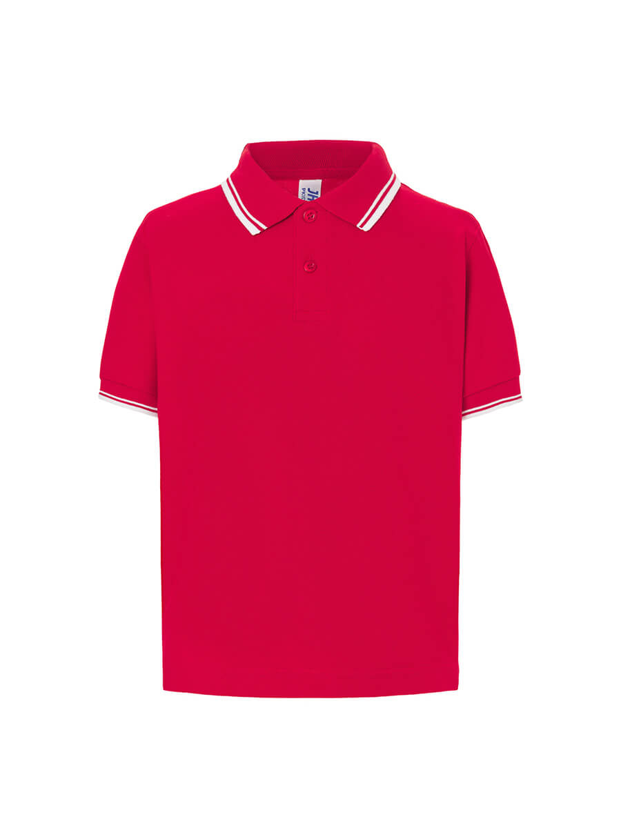 PKIDCTR - POLO BAMBINO MANICA CORTA REGULAR CONTRAST