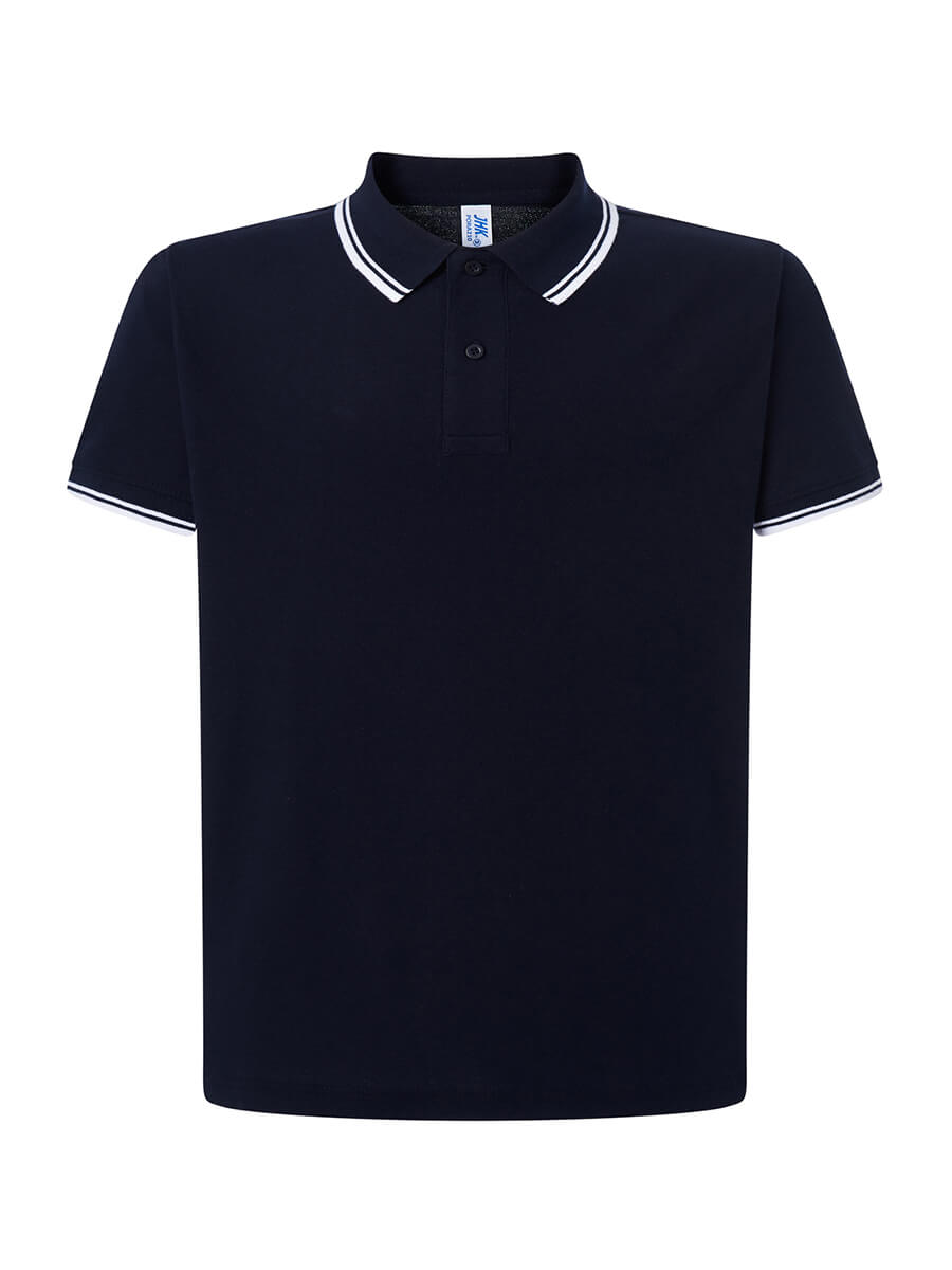 PORA210CTR - POLO UOMO MANICA CORTA REGULAR CONTRAST