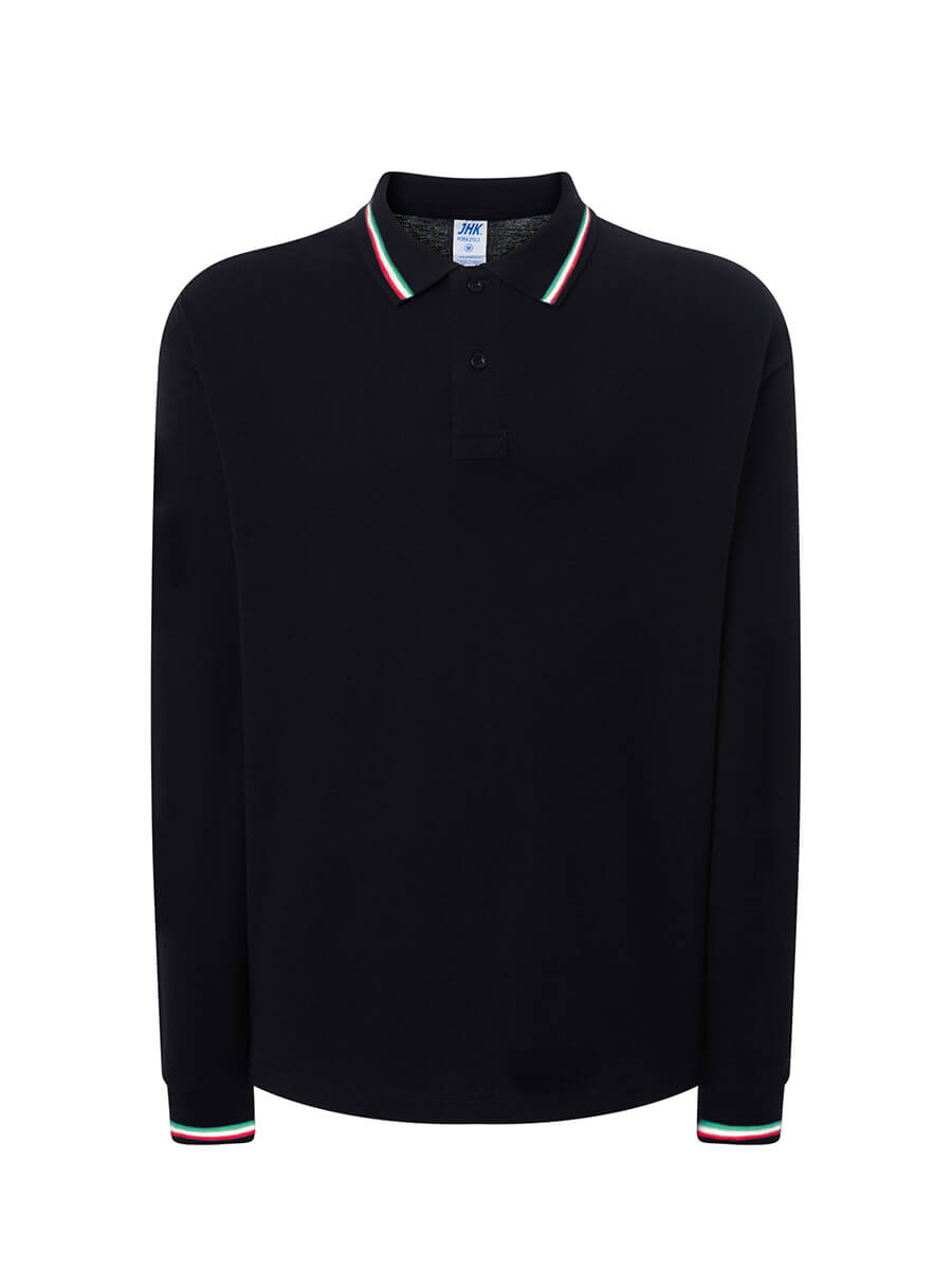 PORA210LSITA - POLO UOMO MANICA LUNGA REGULAR ITALIA