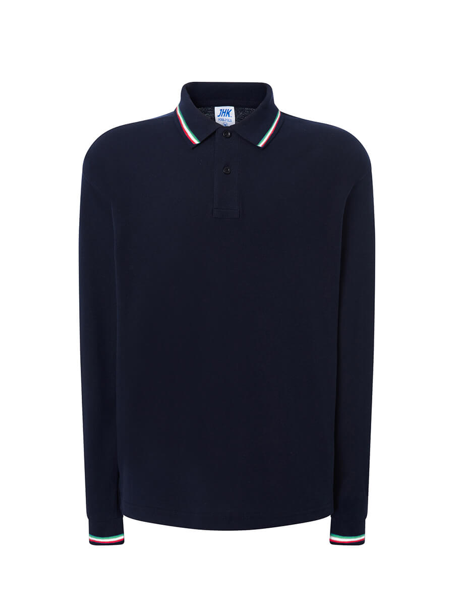 PORA210LSITA - POLO UOMO MANICA LUNGA REGULAR ITALIA