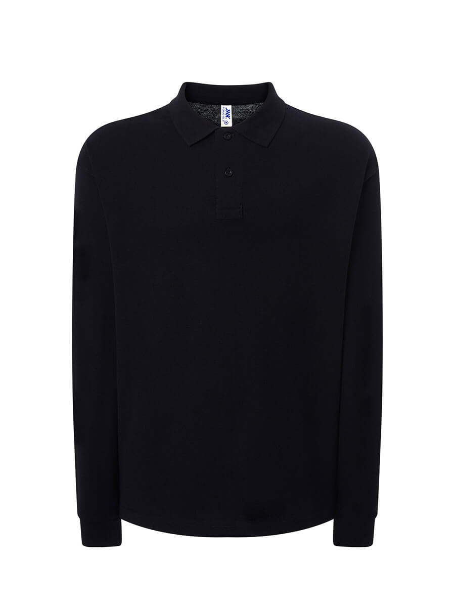 PORA210LSBK - POLO UOMO MANICA LUNGA REGULAR