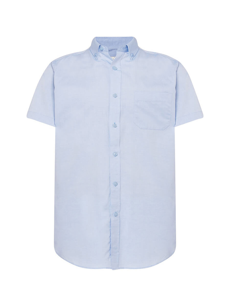 SHAOXFSS - CAMICIA UOMO MANICA CORTA OXFORD