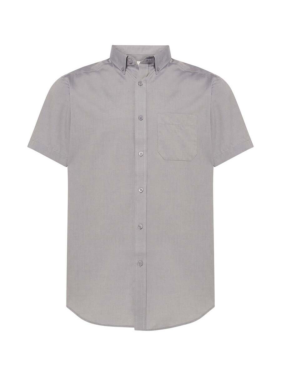 SHAOXFSS - CAMICIA UOMO MANICA CORTA OXFORD