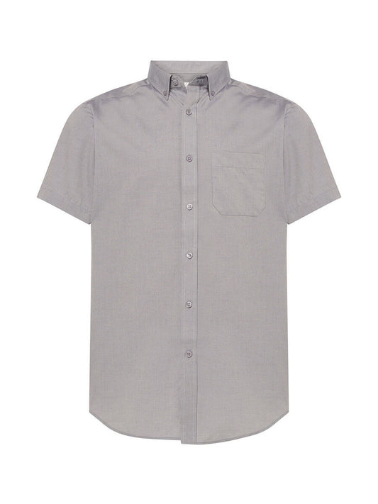 SHAOXFSS - CAMICIA UOMO MANICA CORTA OXFORD