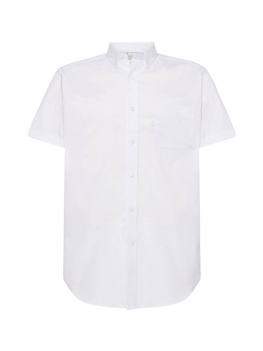 SHAOXFSS - CAMICIA UOMO MANICA CORTA OXFORD