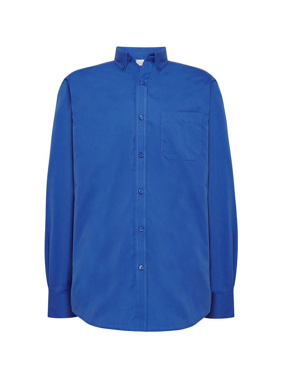 SHAOXF - CAMICIA UOMO MANICA LUNGA OXFORD