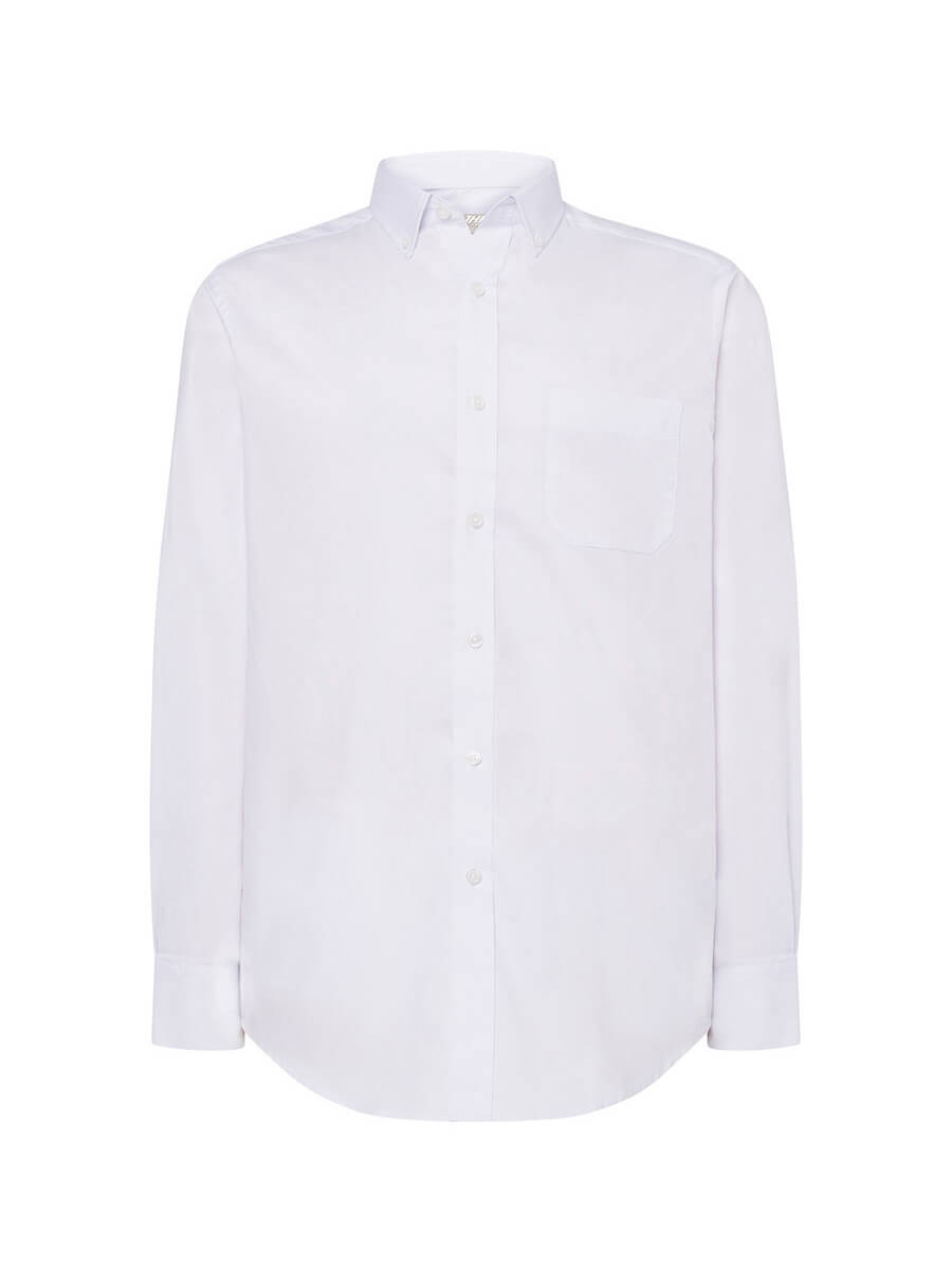 SHAOXF - CAMICIA UOMO MANICA LUNGA OXFORD