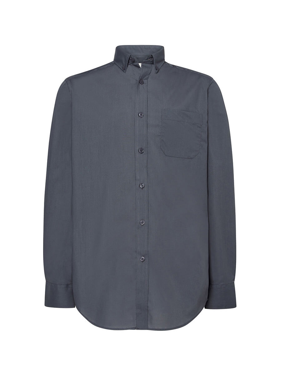 SHAPOP - CAMICIA UOMO MANICA LUNGA POPELINE