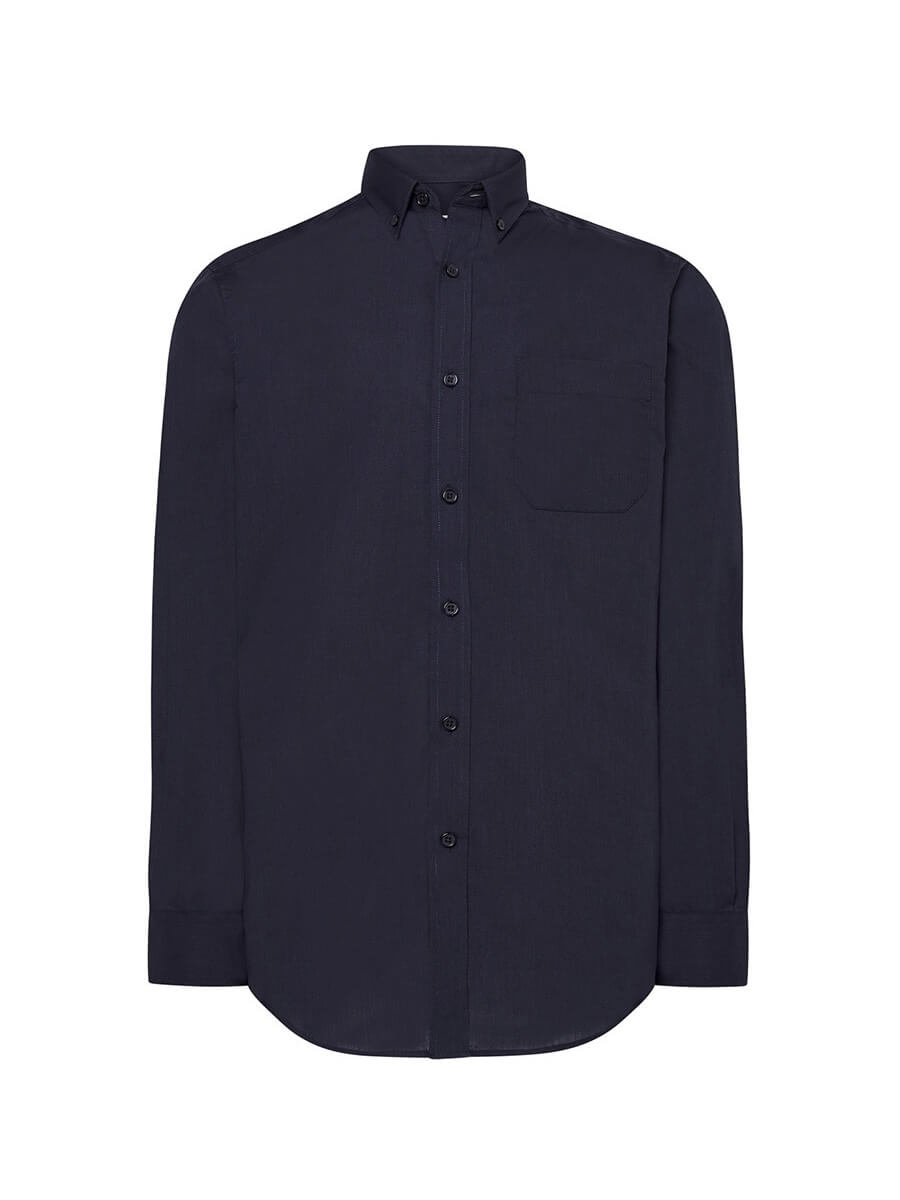 SHAPOP - CAMICIA UOMO MANICA LUNGA POPELINE
