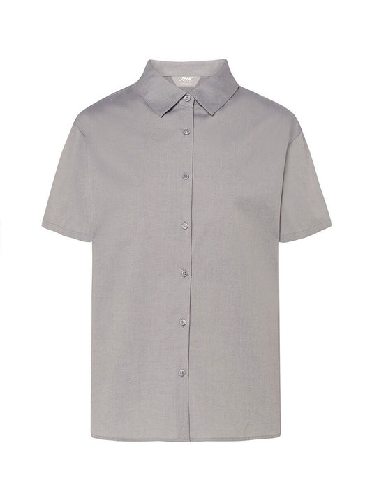 SHLOXFSS - CAMICIA DONNA MANICA CORTA OXFORD