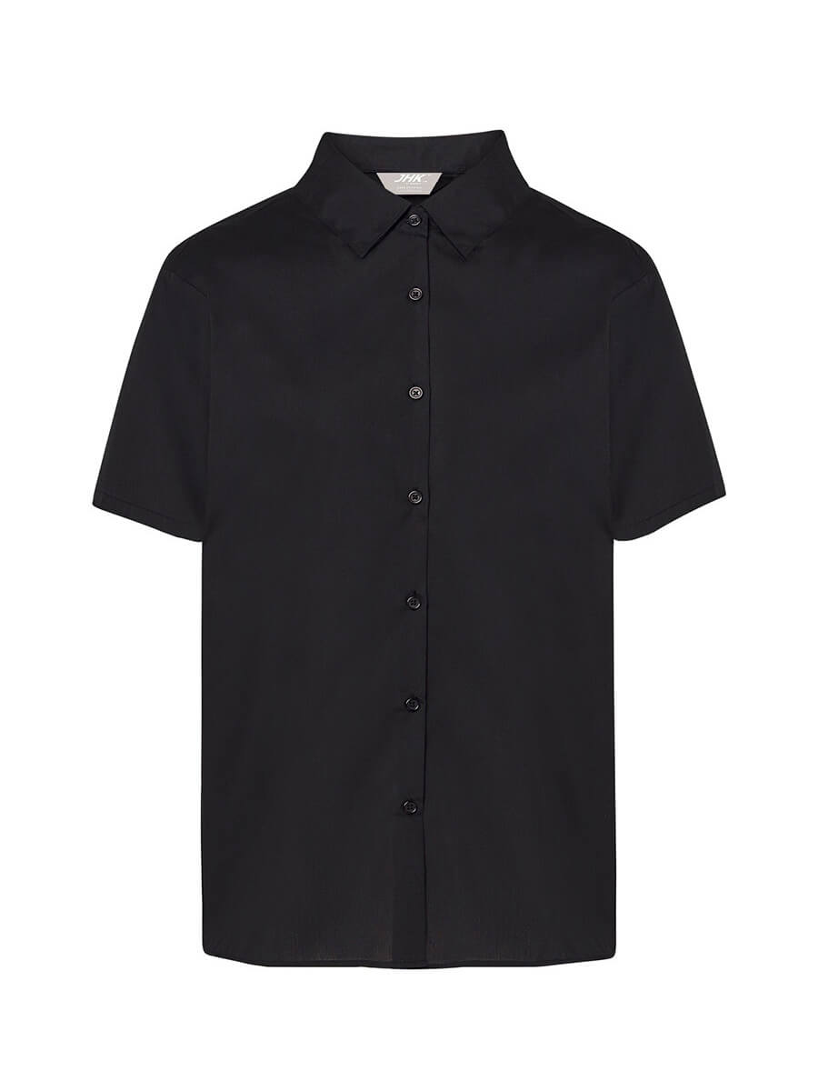 SHLPOPSS - CAMICIA DONNA MANICA CORTA POPELINE