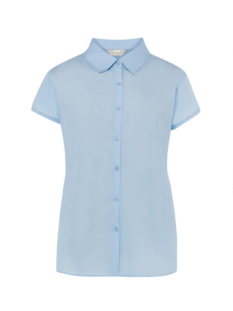 SHLPOPSS - CAMICIA DONNA MANICA CORTA POPELINE