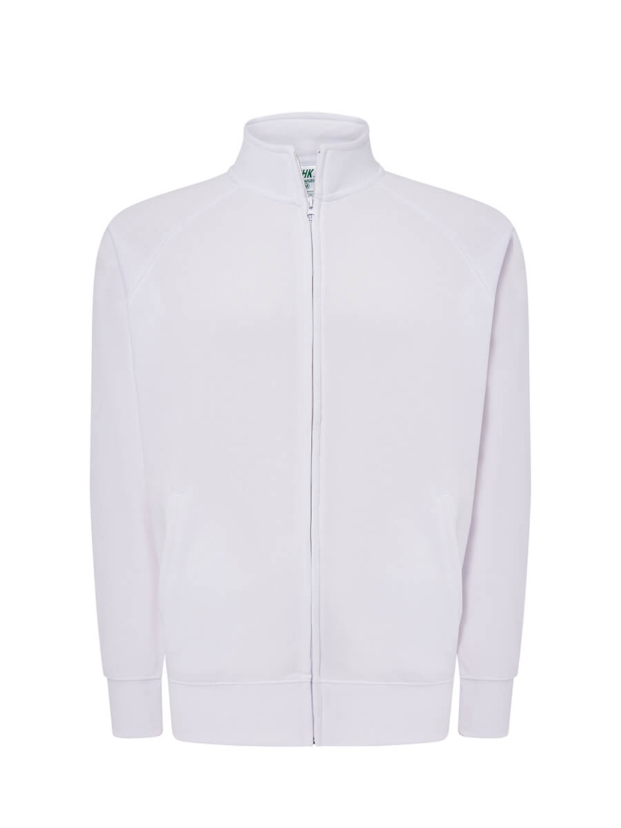 SWFUZIP240 - FELPA UNISEX ZIP INTERA LEGGERA FRENCH TERRY