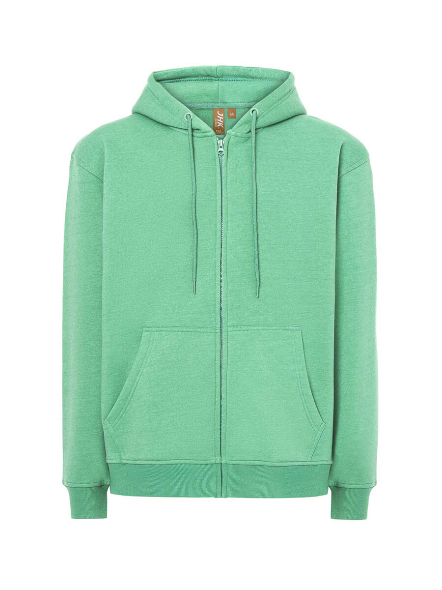 SWHOODECO - FELPA UNISEX CAPPUCCIO E ZIP ORGANIC FUJI
