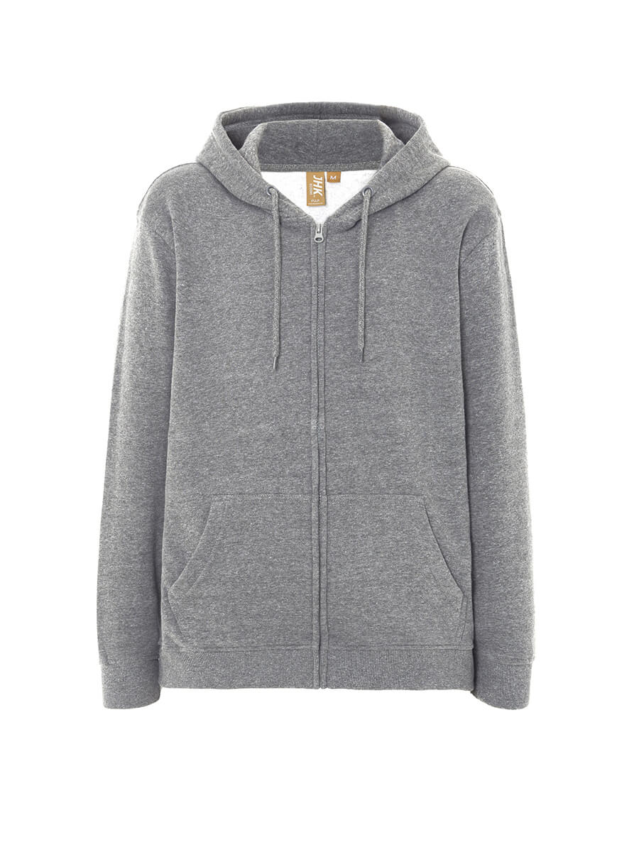 SWHOODECO - FELPA UNISEX CAPPUCCIO E ZIP ORGANIC FUJI