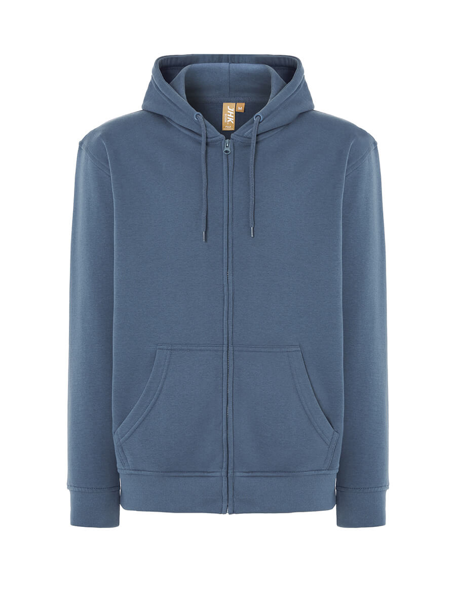 SWHOODECO - FELPA UNISEX CAPPUCCIO E ZIP ORGANIC FUJI